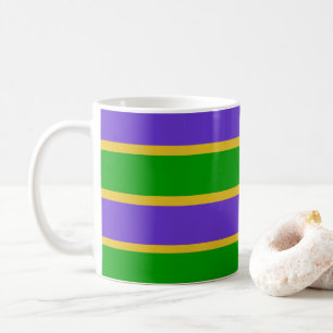 Mardi Gras Stripes  Coffee Mug