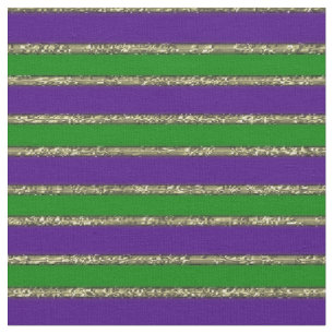Mardi Gras Stripes  Fabric