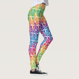 Mardi Gras Style Colourful Leggings