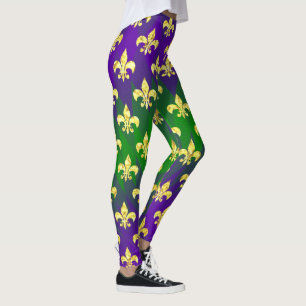 Mardi Gras Style Colourful Leggings