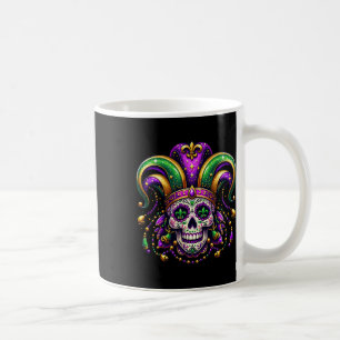 Mardi Gras Sugar Skull Outfit Costume Men Women Ma Coffee Mug