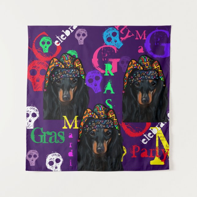 Mardi Gras Tapestry (Front)