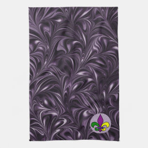 Mardi Gras Tea Towel