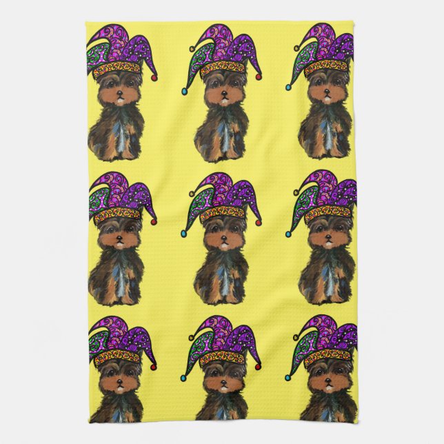 MARDI GRAS TEA TOWEL (Vertical)