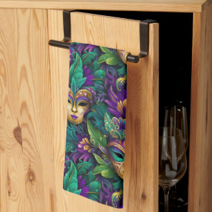 Mardi Gras  Tea Towel