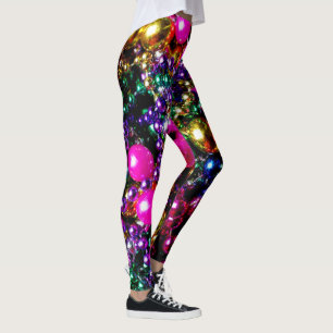 Mardi Gras "throws" LEGGINGS