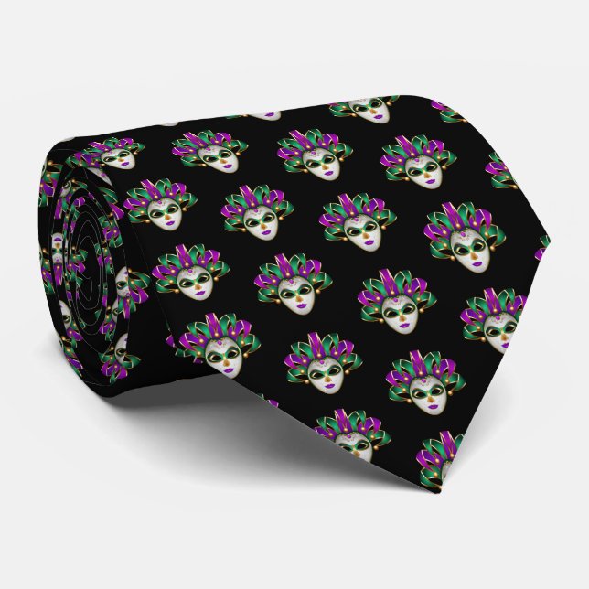 Mardi Gras Tie (Rolled)