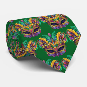 Mardi Gras Tie-rrific Masquerade Tie