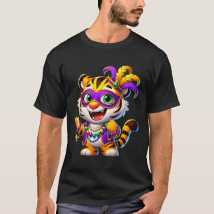 Mardi Gras Tiger Costume Animal New Orleans Party  T-Shirt