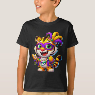 Mardi Gras Tiger Costume Animal New Orleans Party T-Shirt