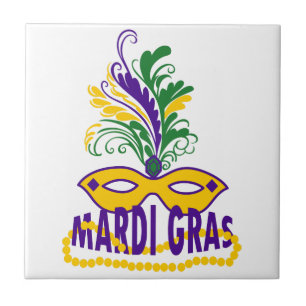 Mardi Gras Tile