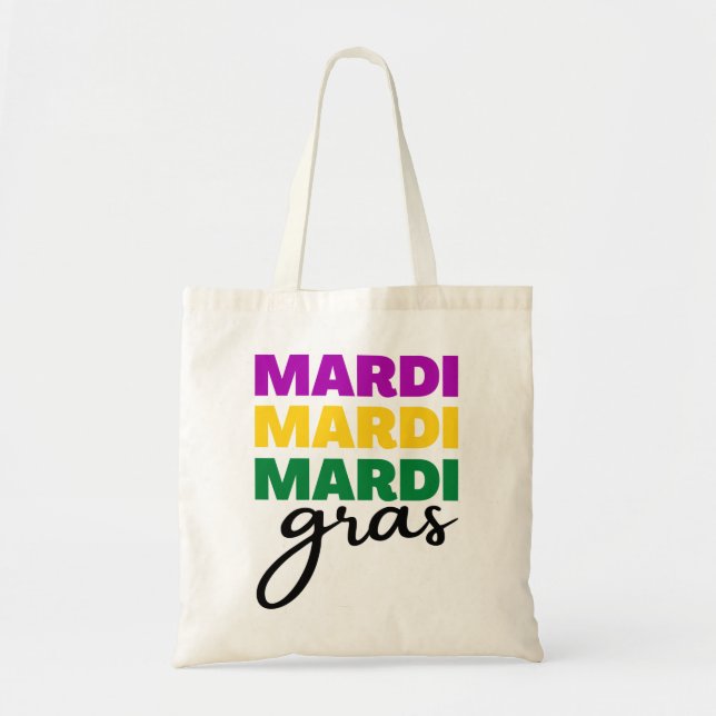 Mardi Gras Tote Bag (Front)