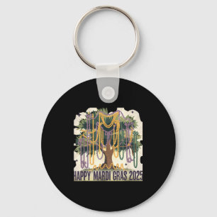 Mardi Gras Tree Carnival New 2024 For Women Valent Key Ring