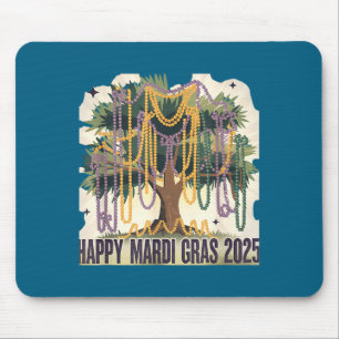 Mardi Gras Tree Carnival New 2024 For Women Valent Mouse Mat