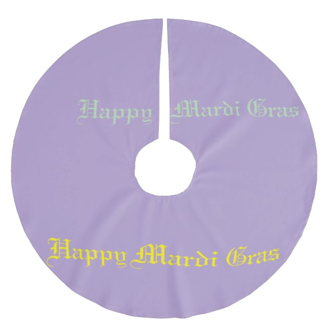 Mardi Gras Tree Skirt (Front)