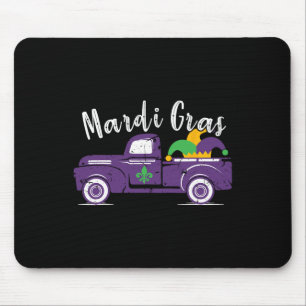 Mardi Gras Truck - Funny Mardi Gras Gift  Mouse Mat