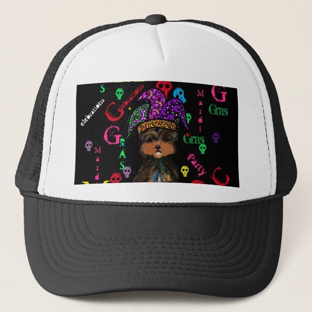 MARDI GRAS TRUCKER HAT (Front)