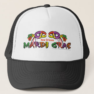 MARDI-GRAS TRUCKER HAT