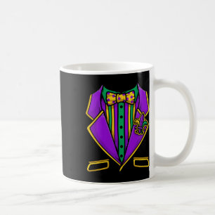 Mardi Gras Tuxedo Suit For New Orleans Costume Mas Coffee Mug