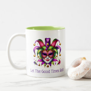 Mardi Gras  Two-Tone Coffee Mug