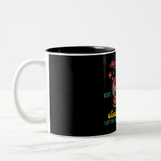 Mardi Gras Two-Tone Coffee Mug