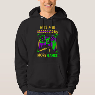 Mardi Gras Video Game Controller Awesome Boys Hoodie