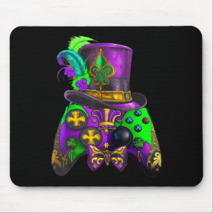 Mardi Gras Video Game Controller E sport for kids  Mouse Mat