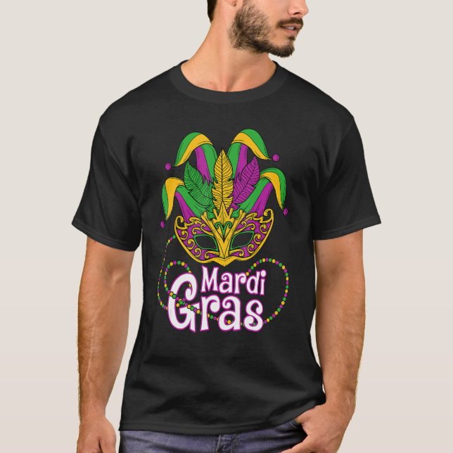Mardi Gras  Women Men Mardi Gras Kids Mardi Gras B T-Shirt (Front)