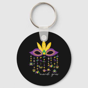 Mardi Gras Women Teens Boys Kids Mardi Gras 2025 C Key Ring