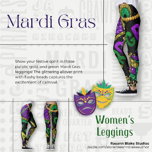 Mardi Gras Women's Leggings