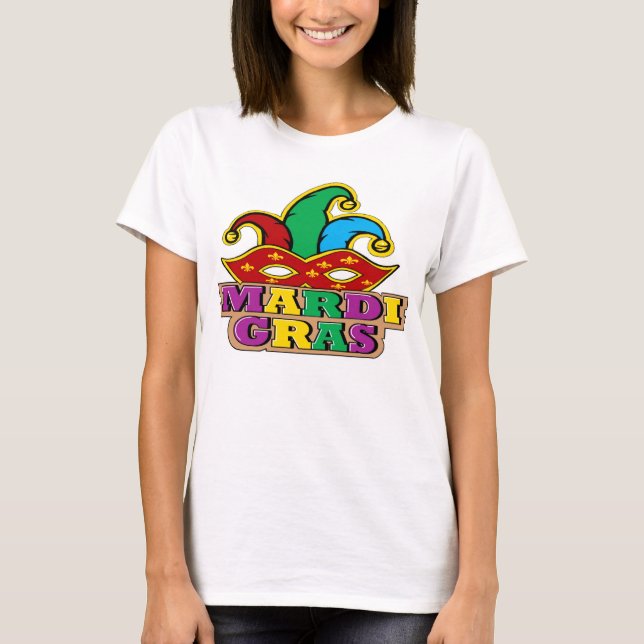 Mardi Gras womens tee (Front)
