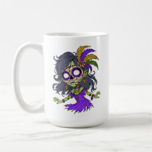 Mardi Gras Zombie Coffee Mug