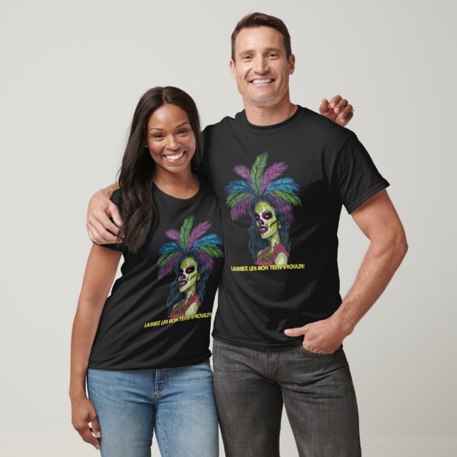 Mardi Gras Zombie T-Shirt (Unisex)