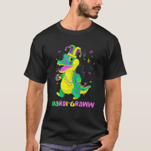 Mardi Grawr Rex With King Cake For Men, Women, Kid T-Shirt