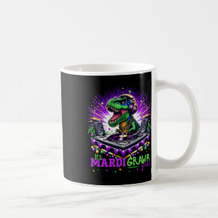 Mardi Grawr Trex Dino Dj Costume Toddler Boy Kids Coffee Mug