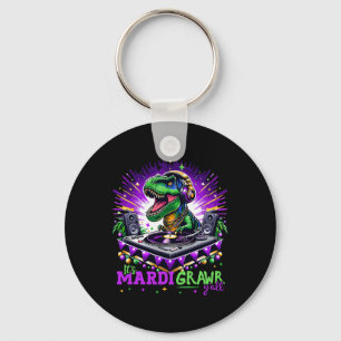 Mardi Grawr Trex Dino Dj Costume Toddler Boy Kids Key Ring