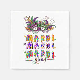 Mardi Mardi Mardi Gras Napkin