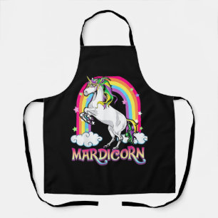Mardicorn Rainbow Unicorn Jester Apron