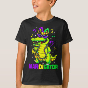 Mardigator Funny Mardi Gras Costume Men Women Kid T-Shirt