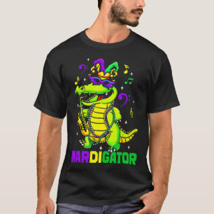 Mardigator Funny Mardi Gras Costume Men Women Kid T-Shirt