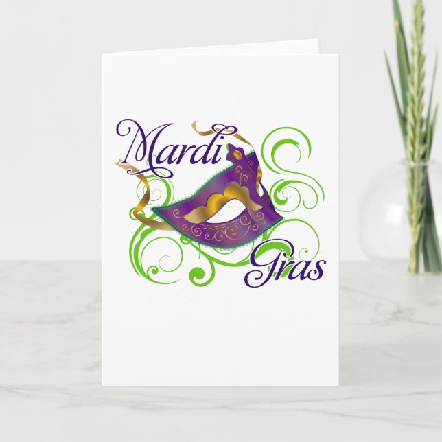 MardiGras Card (Front)