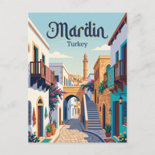 Mardin Alley Turkey Postcard