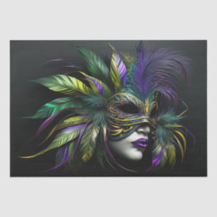 Mardis Gras Mask Tissue Paper