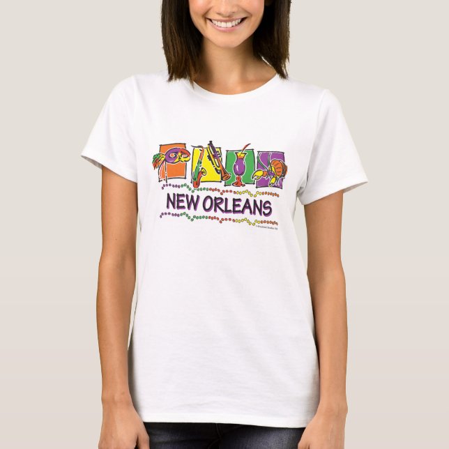 Mardis Gras, Party Guard, New Orleans, T-Shirt (Front)