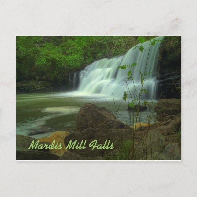 Mardis Mill Falls Postcard (Front)