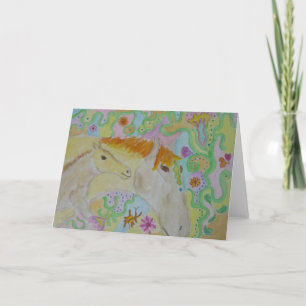 mare and foal card