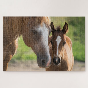 Mare and Foal Jigsaw Puzzle