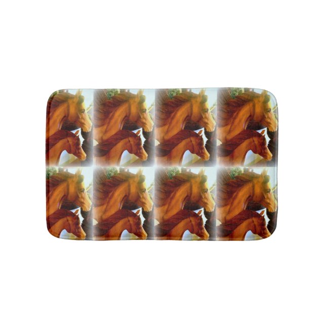 mare and pony bath mat (Front)