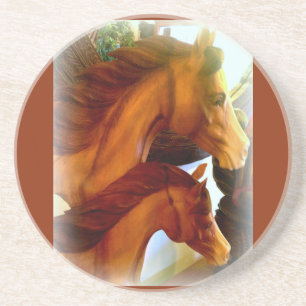 mare and pony coasters
