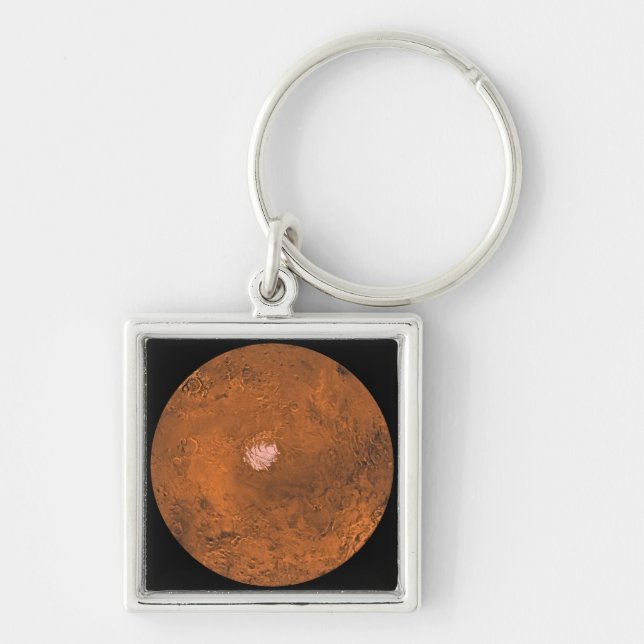 Mare Australe region of Mars Key Ring (Front)